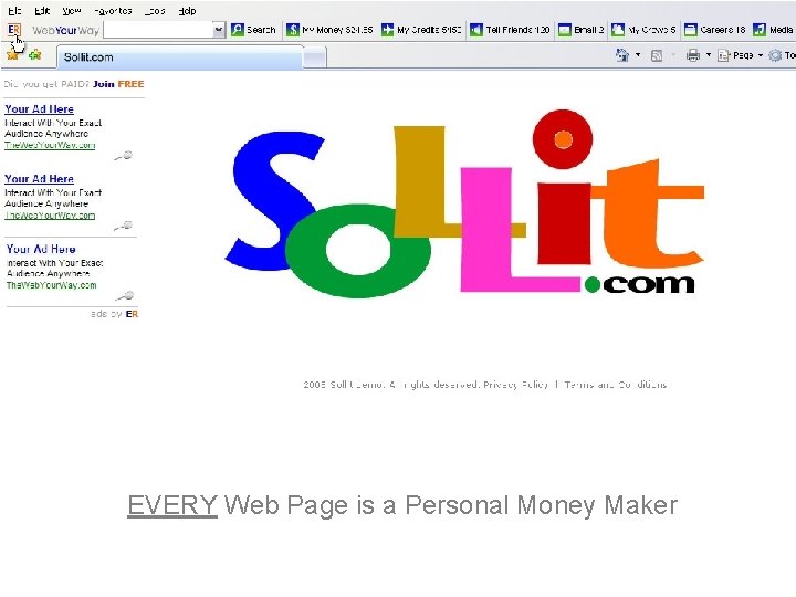 EVERY Web Page is a Personal Money Maker 