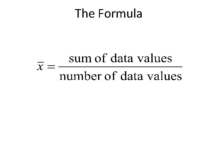 The Formula 