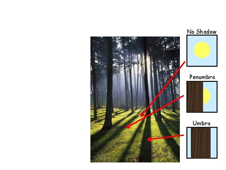 No Shadow Penumbra Umbra 