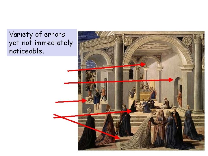 Variety of errors yet not immediately noticeable. 