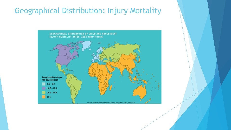 Geographical Distribution: Injury Mortality 