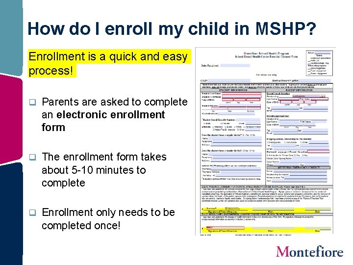 Montefiore SchoolHealth Program MSHP Rosy Chhabra Psy D