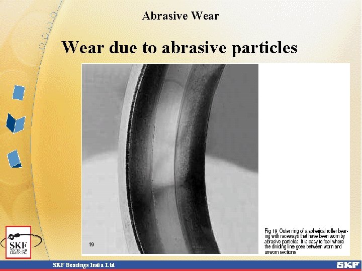 Abrasive Wear due to abrasive particles 