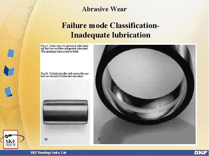 Abrasive Wear Failure mode Classification. Inadequate lubrication Abrasive Wear Failure mode Classification. Inadequate lubrication
