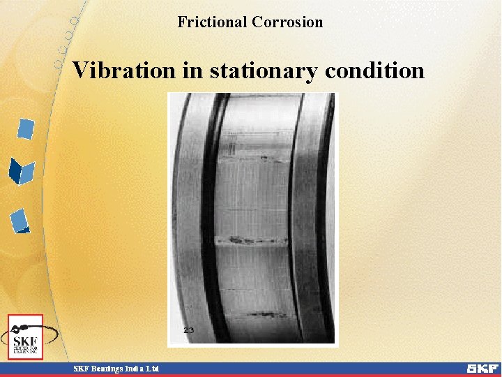 Frictional Corrosion Vibration in stationary condition 