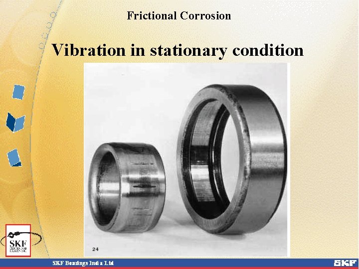 Frictional Corrosion Vibration in stationary condition 