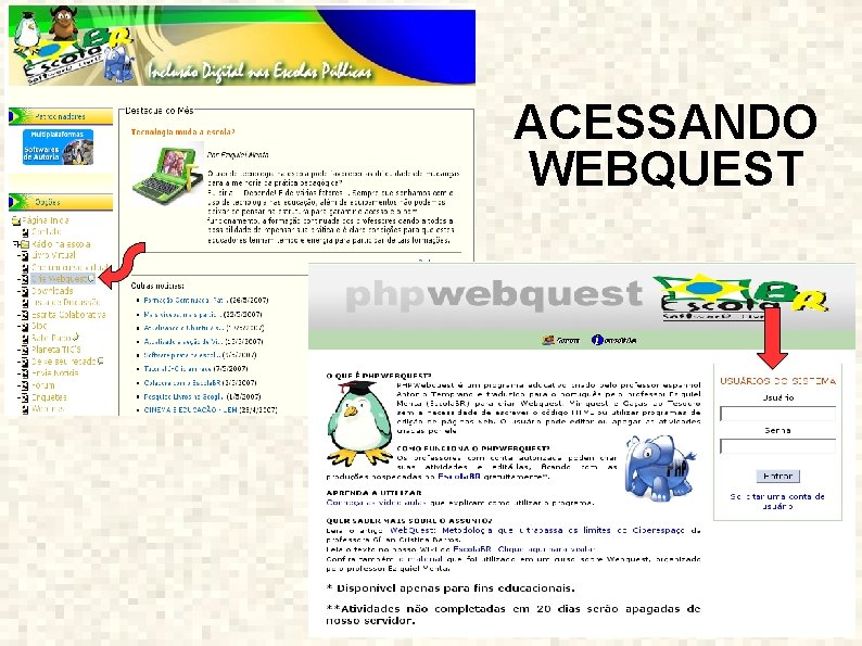 ACESSANDO WEBQUEST 