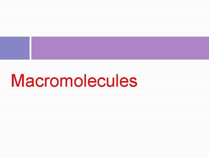 Macromolecules 