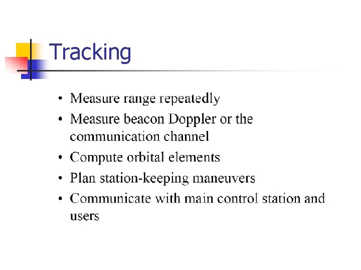 Tracking Tracking