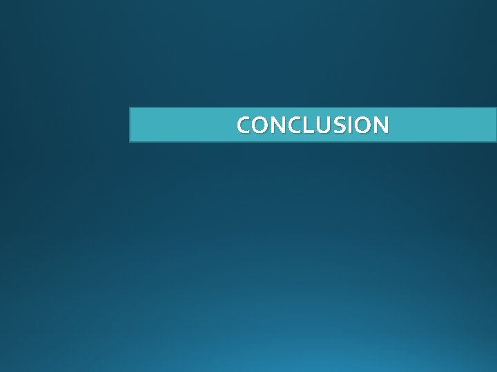 CONCLUSION 