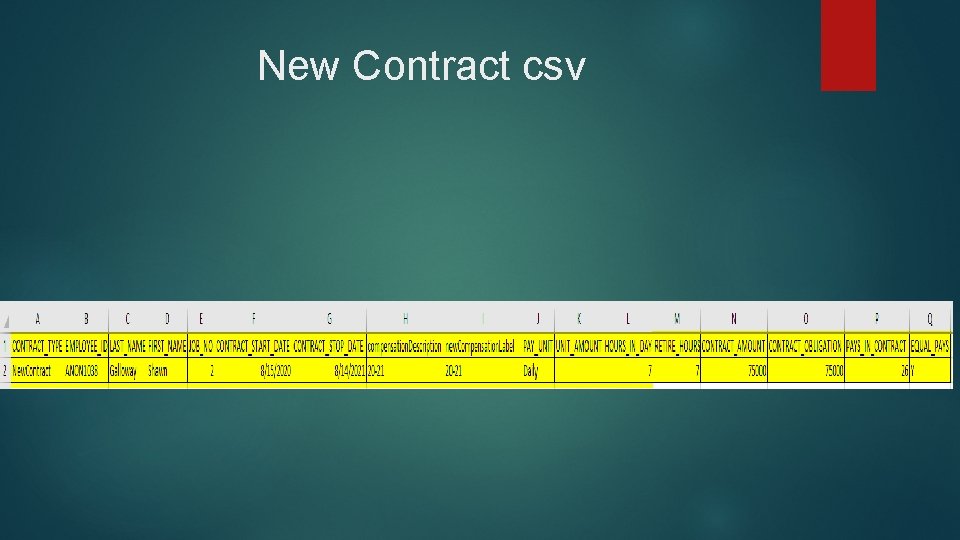 New Contract csv 