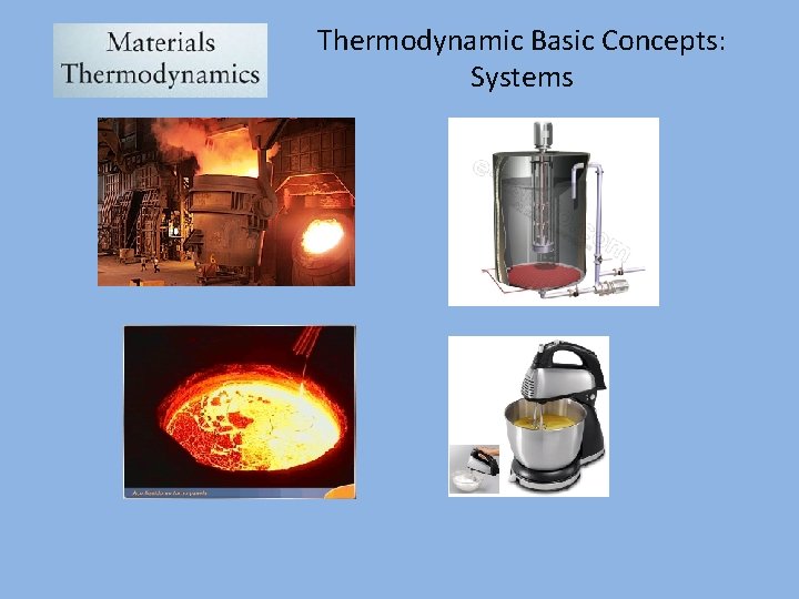 Thermodynamic Basic Concepts: Systems 