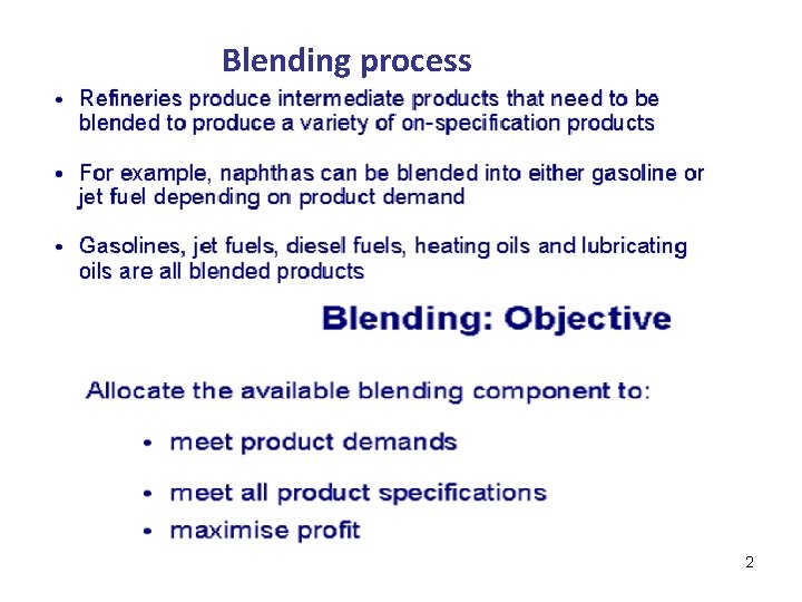 Blending process 2 