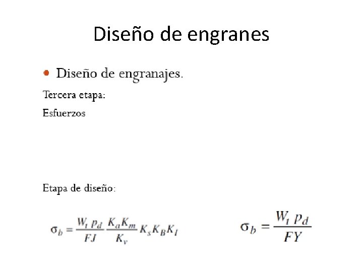 Diseño de engranes 