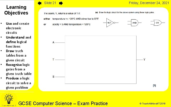 Learning Objectives • • • Slide 21 Friday, December 24, 2021 Use and create Learning Objectives • • • Slide 21 Friday, December 24, 2021 Use and create