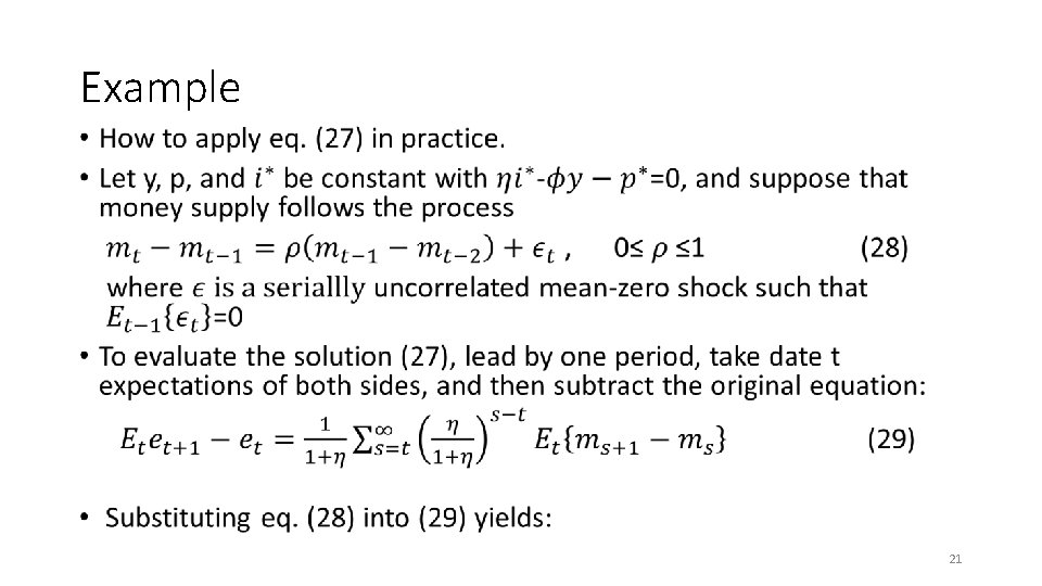 Example • 21 