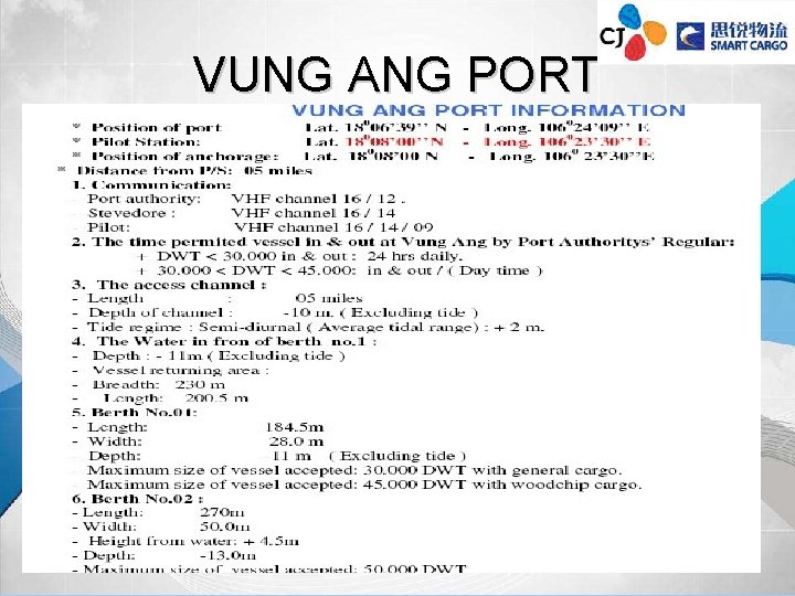 VUNG ANG PORT 