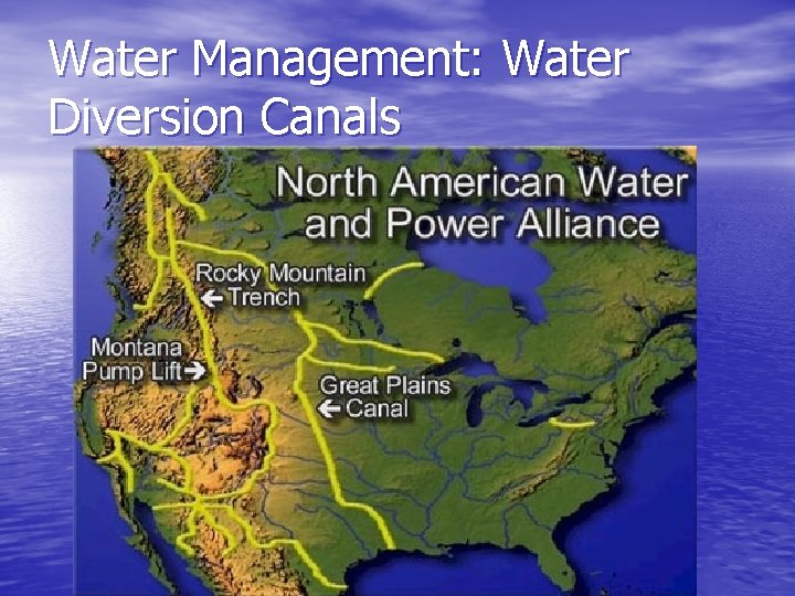 Water Management: Water Diversion Canals 