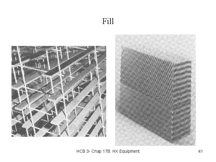 Fill HCB 3 - Chap 17 B: HX Equipment 41 
