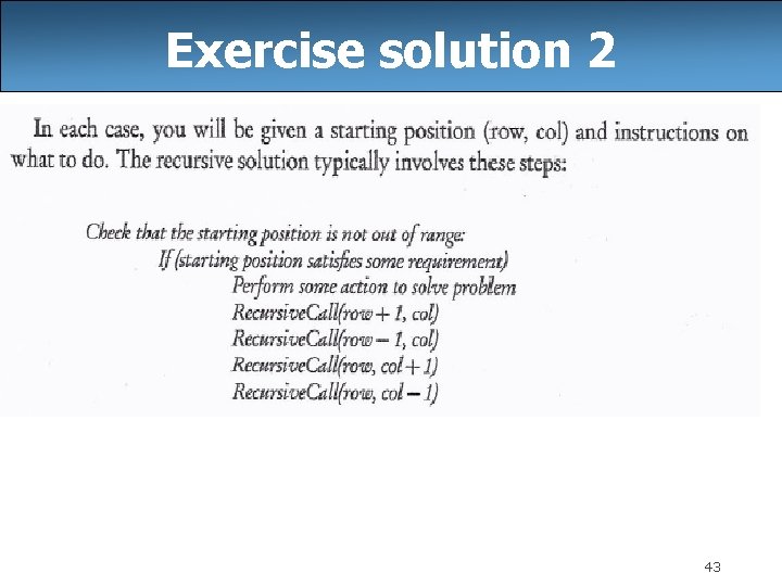 Exercise solution 2 43 