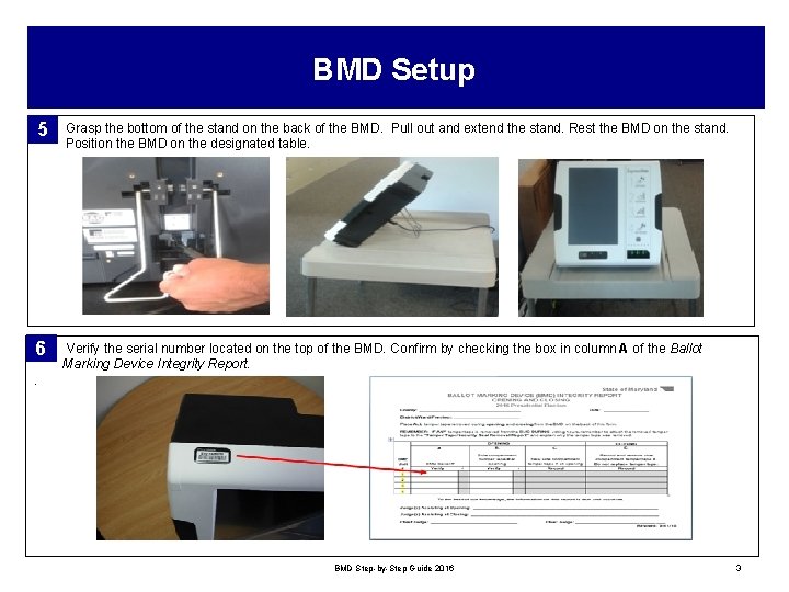 BMD Setup 5 Grasp the bottom of the stand on the back of the