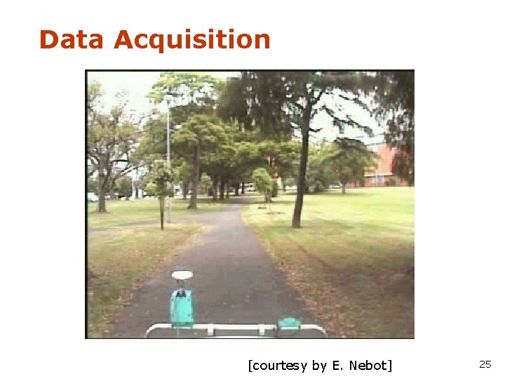 Data Acquisition [courtesy by E. Nebot] 25 
