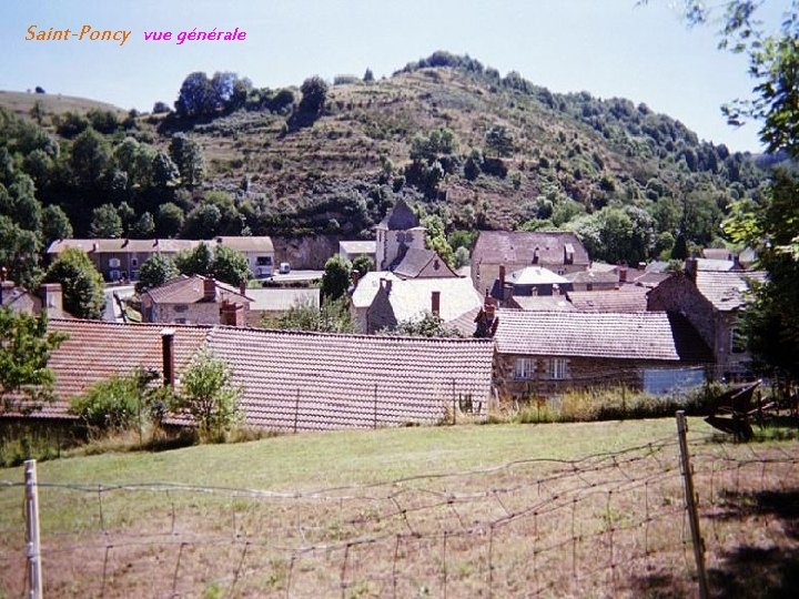 Saint-Poncy vue générale 