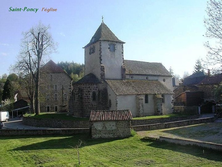 Saint-Poncy l’église 