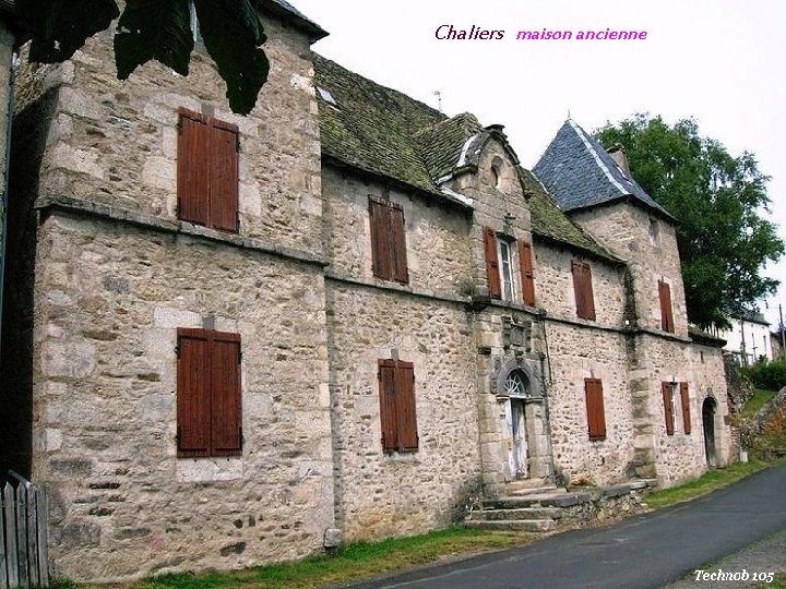 Chaliers maison ancienne 