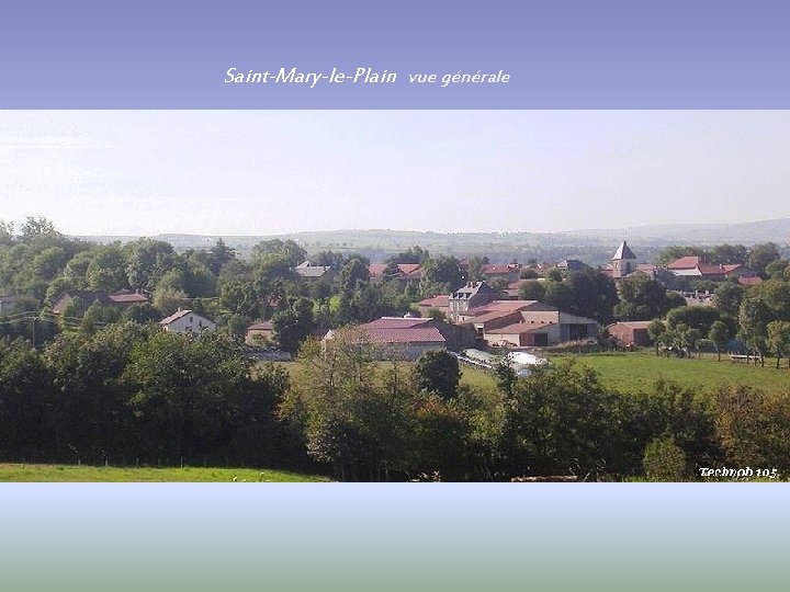 Saint-Mary-le-Plain vue générale 