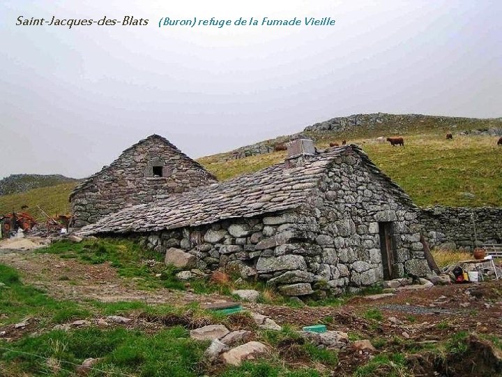 Saint-Jacques-des-Blats (Buron) refuge de la Fumade Vieille 