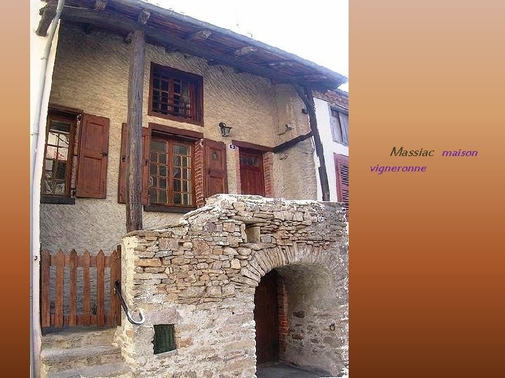 Massiac maison vigneronne 