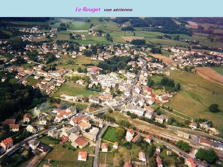 Le Rouget vue aérienne 