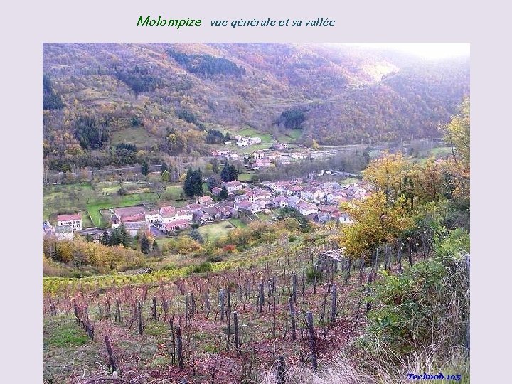 Molompize vue générale et sa vallée 