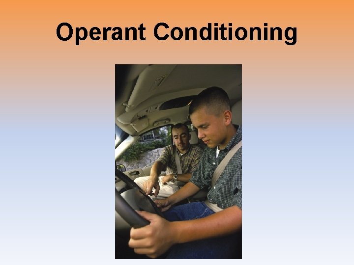 Operant Conditioning 