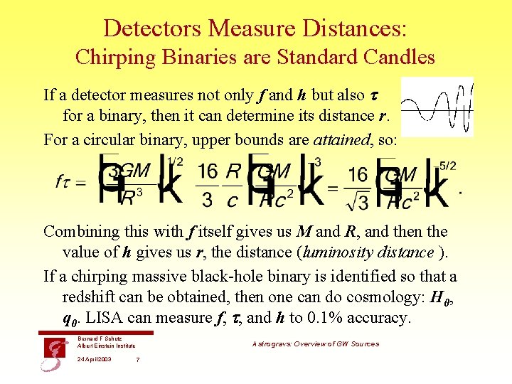 Detectors Measure Distances: Chirping Binaries are Standard Candles If a detector measures not only