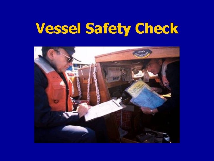 Vessel Safety Check 