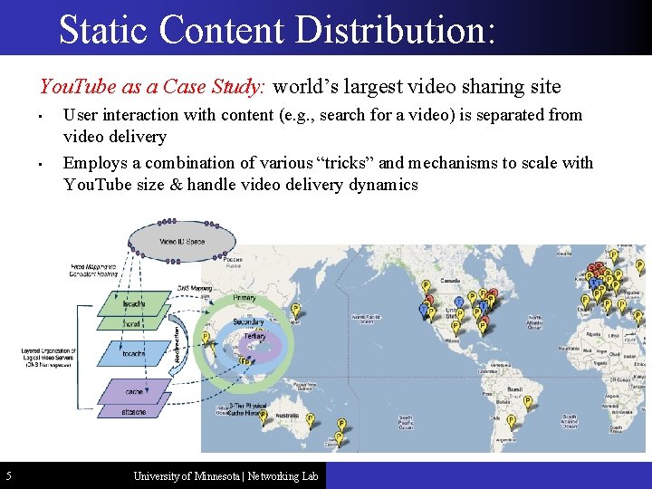 Static Content Distribution: You. Tube as a Case Study: world’s largest video sharing site