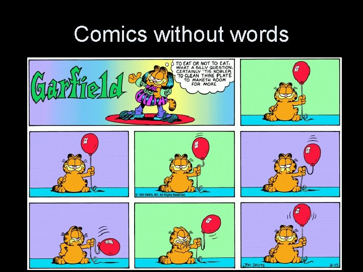 Comics without words 