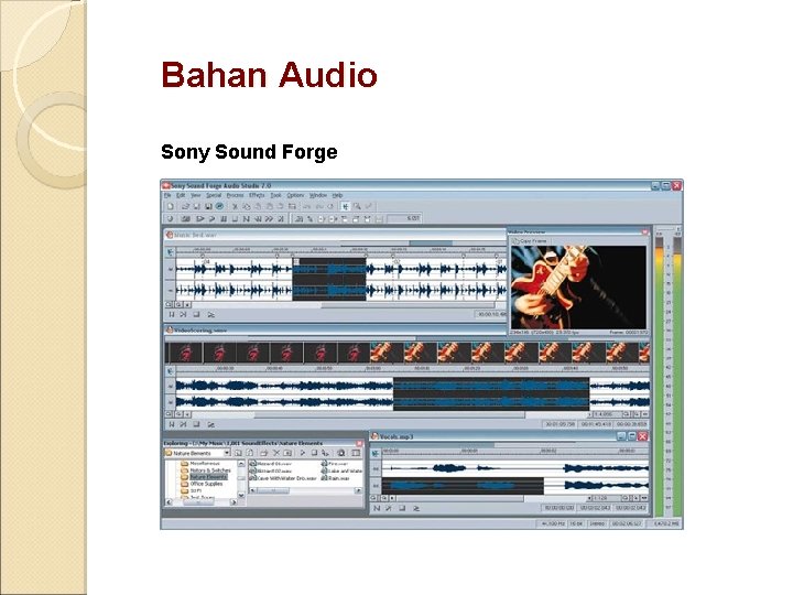 Bahan Audio Sony Sound Forge 