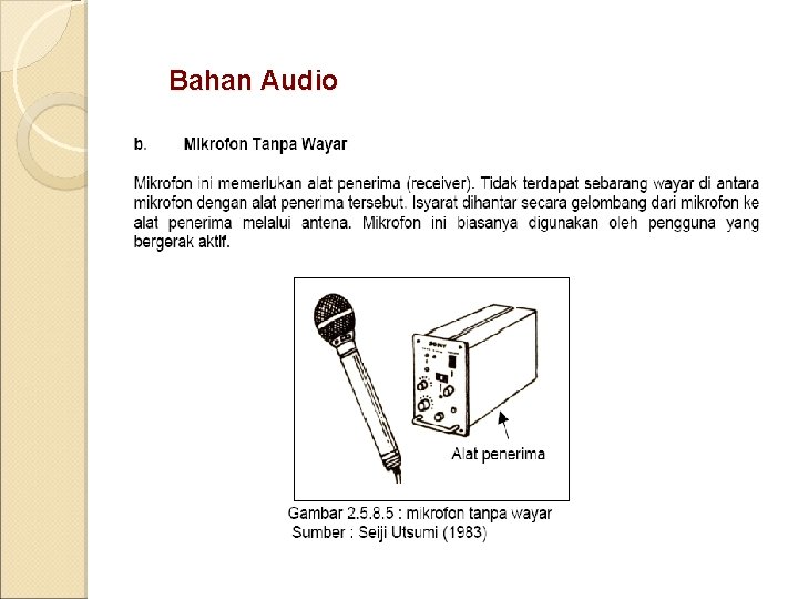 Bahan Audio 