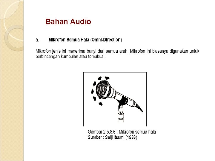 Bahan Audio 