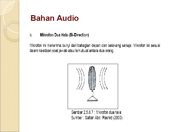 Bahan Audio 