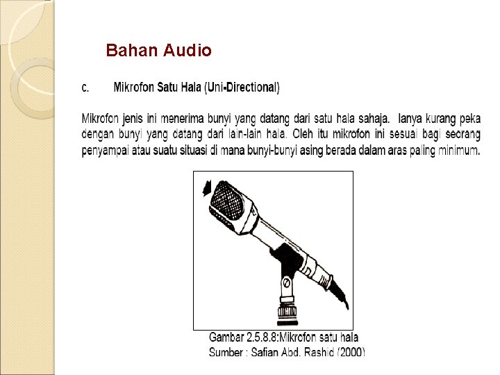 Bahan Audio 