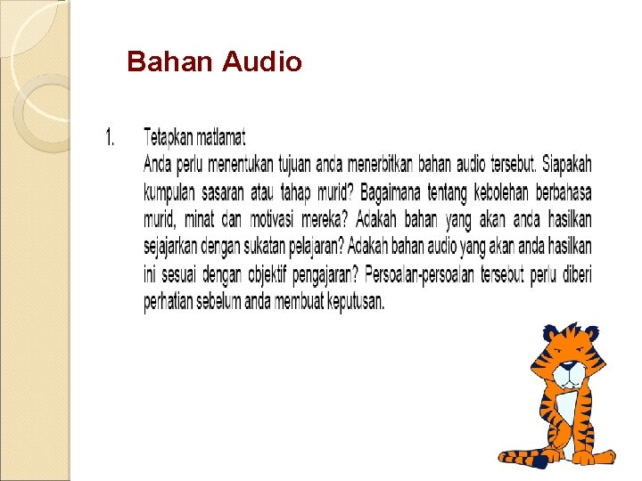 Bahan Audio 