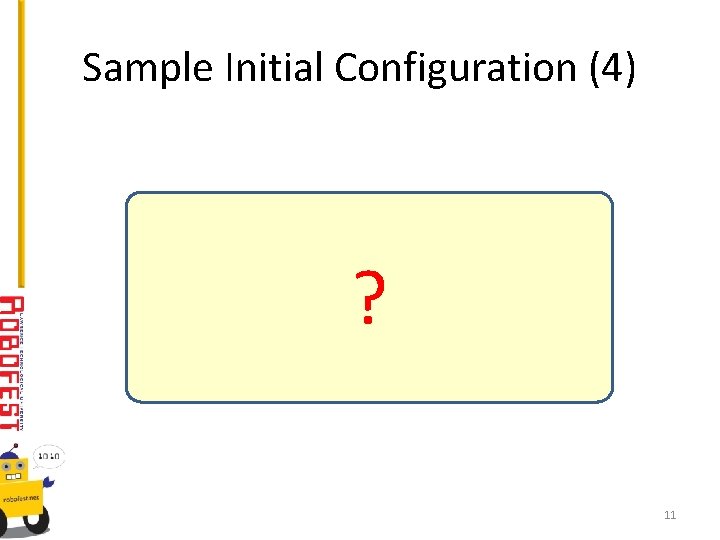 Sample Initial Configuration (4) ? 11 