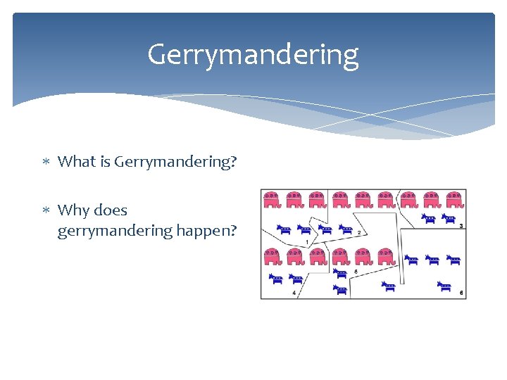 Gerrymandering What is Gerrymandering? Why does gerrymandering happen? 