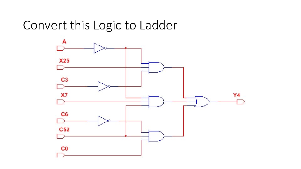 Convert this Logic to Ladder Convert this Logic to Ladder