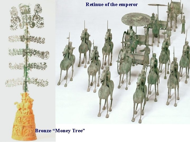 Retinue of the emperor Bronze “Money Tree” 