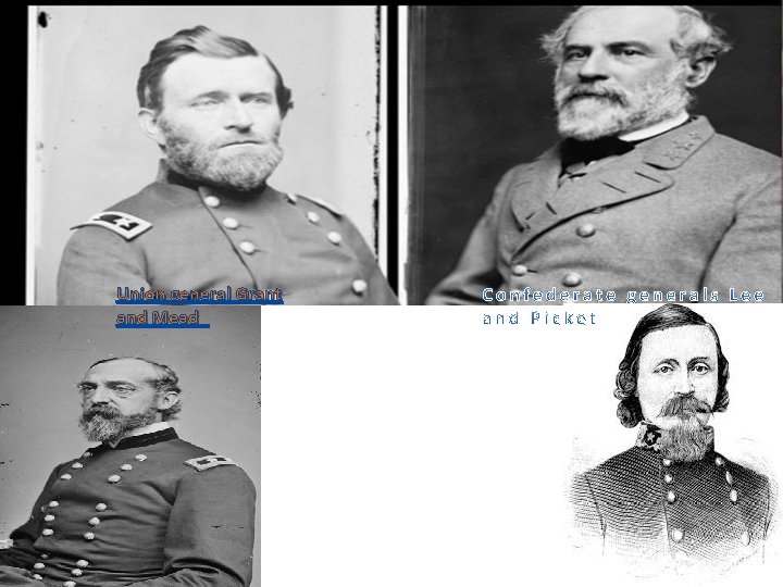 Union general Grant and Mead 